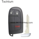 433Mhz 46 chip FCC:M3N40821302 keyless 2+1 button remote key for Jeep 2014-2018